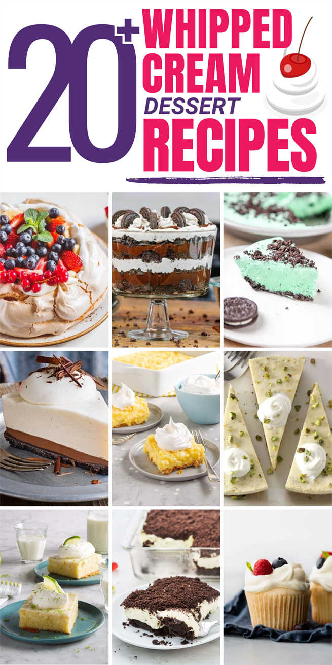 Unlock Whipped Cream Heaven: 20 Easy Homemade Dessert Recipes